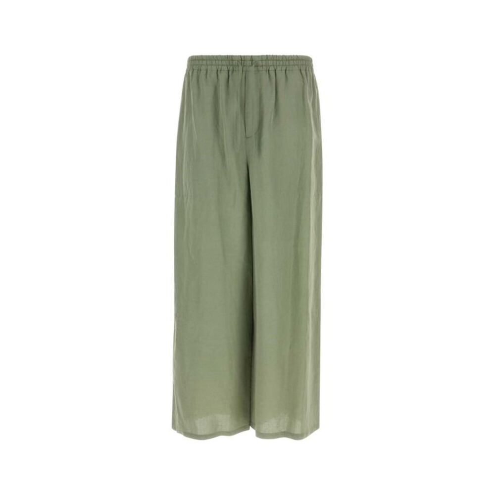 Loewe Paula's Ibiza Men Green Viscose Blend Paula S Ibiza Wide-Leg Pant